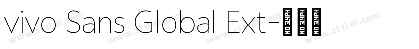 vivo Sans Global Ext字体转换